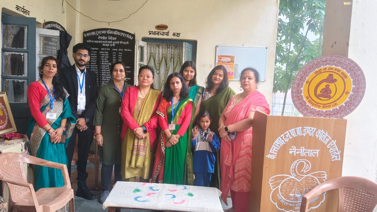 एशडेल में गूंजा उत्तराखंड की लोककला का रंग, छात्रों ने ऐपण से सजाई संस्कृति की विरासत