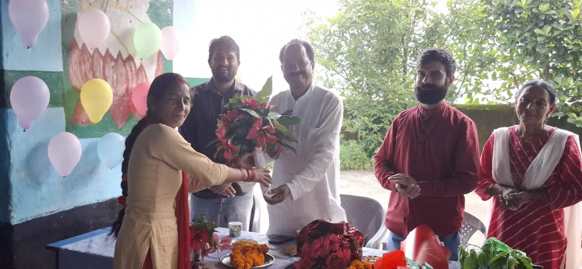पाण्डेगांव और तलिया में गूंजा सेवा संकल्प, आंगन मिलन उत्सव में सम्मानित हुईं आंगनबाड़ी कार्यकर्ता