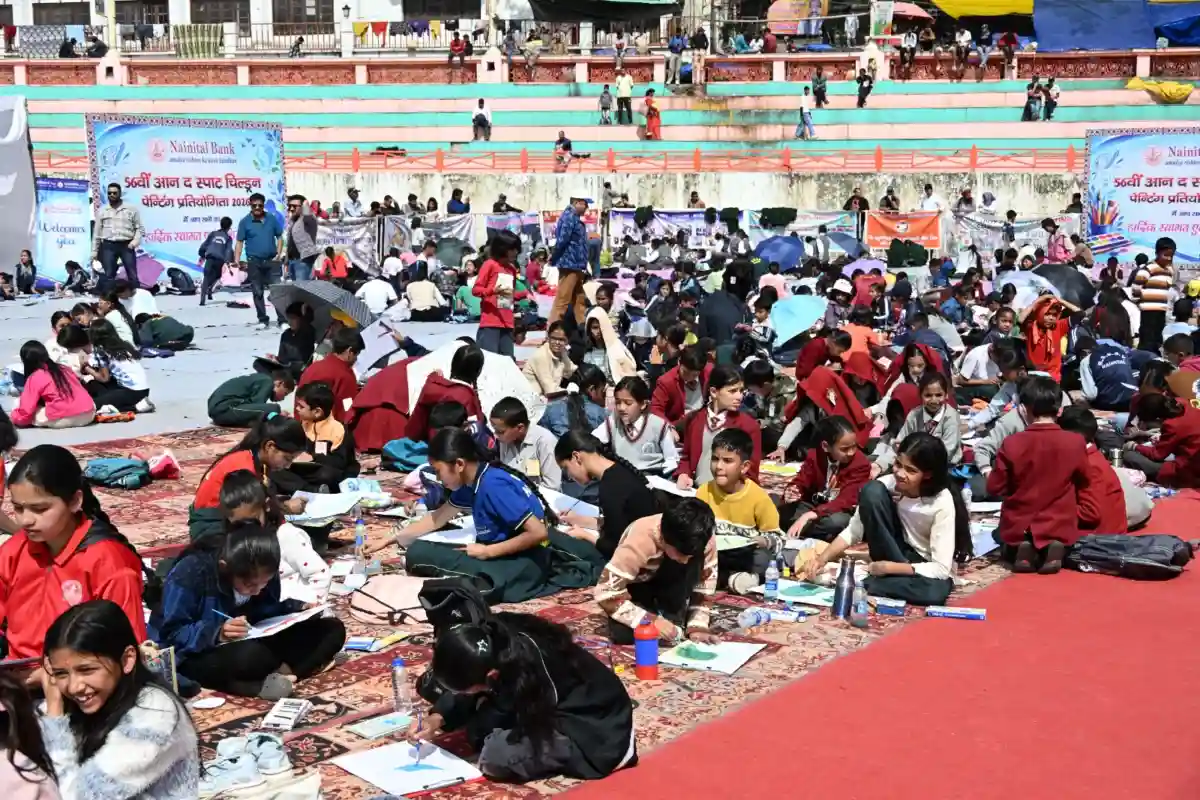नैनीताल में 56वीं ऑन द स्पॉट पेंटिंग प्रतियोगिता, 951 बच्चों ने बिखेरे रंग  शारदा संघ के आयोजन में बच्चों ने दिखाई प्रतिभा